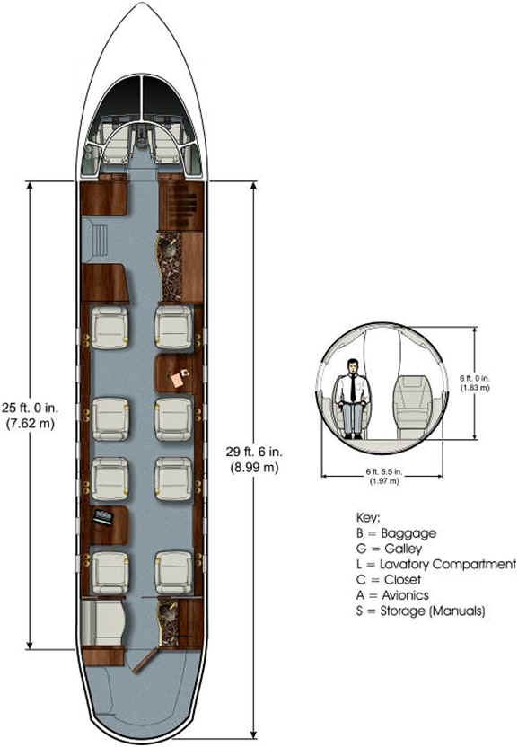 foto dell'aeromobile Beechcraft Hawker 4000
